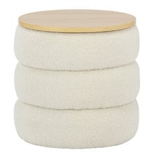 Toby 42cm Teddy Storage Ottoman/Side Table